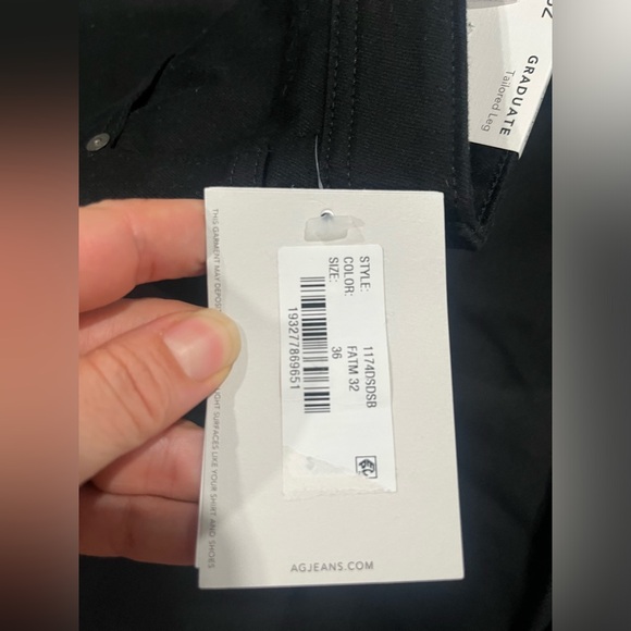 MEN AG Graduate Tailored Jeans | color Fathom | 36x32 - Picture 7 of 10